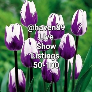 50-100 Live Show Listing!!